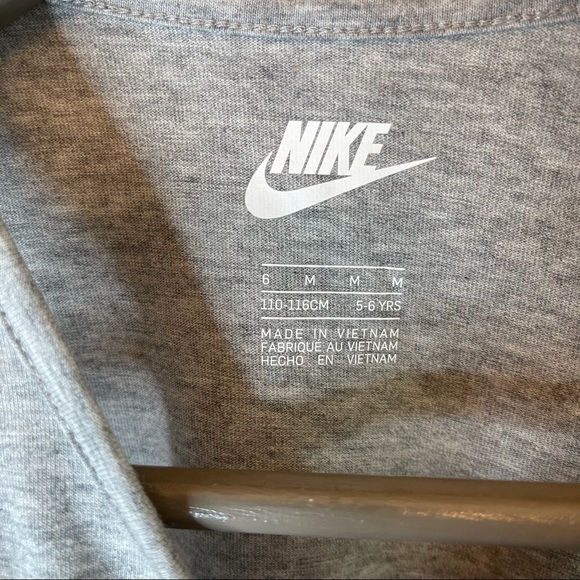 Nike Girls Logo Grey Tank Dress/Sz:6/NWT - Picture 5 of 8